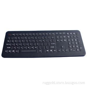 Customized ruggedized silicone medical keyboard / hospital